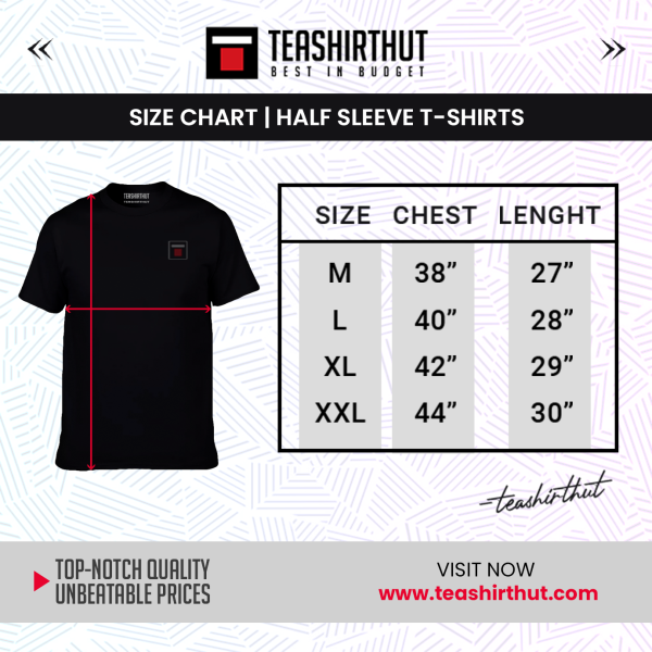 Teashirthut T-shirt Size Chart For Bangladesh