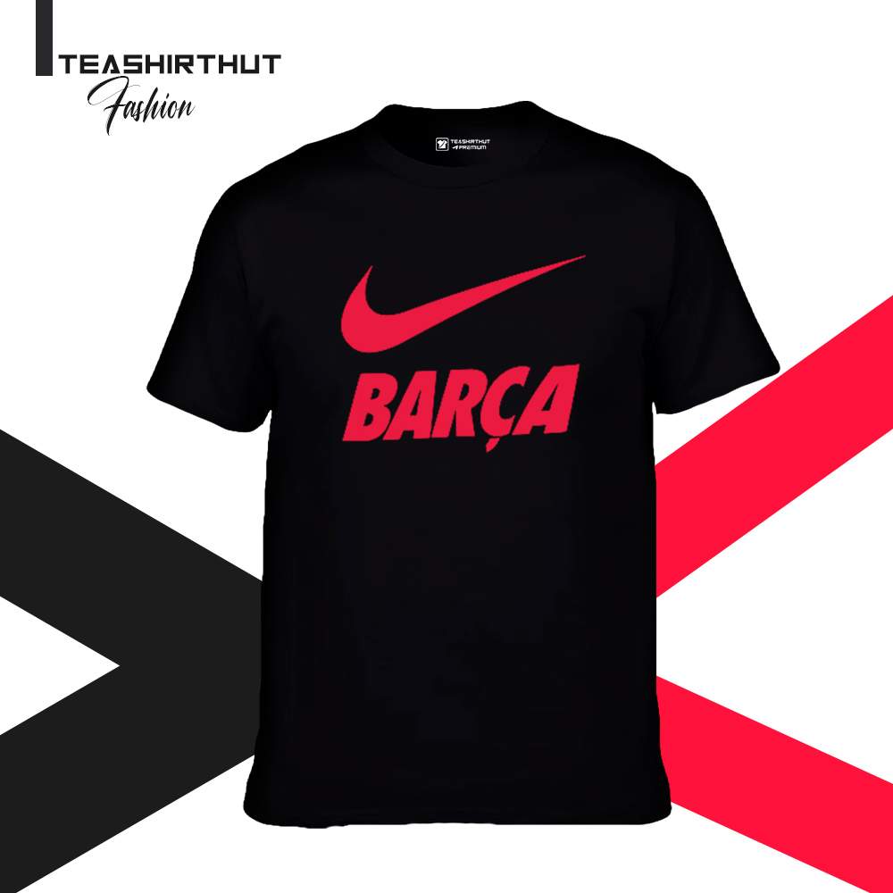 Barcelona Barca Nike Black Sports T-shirt