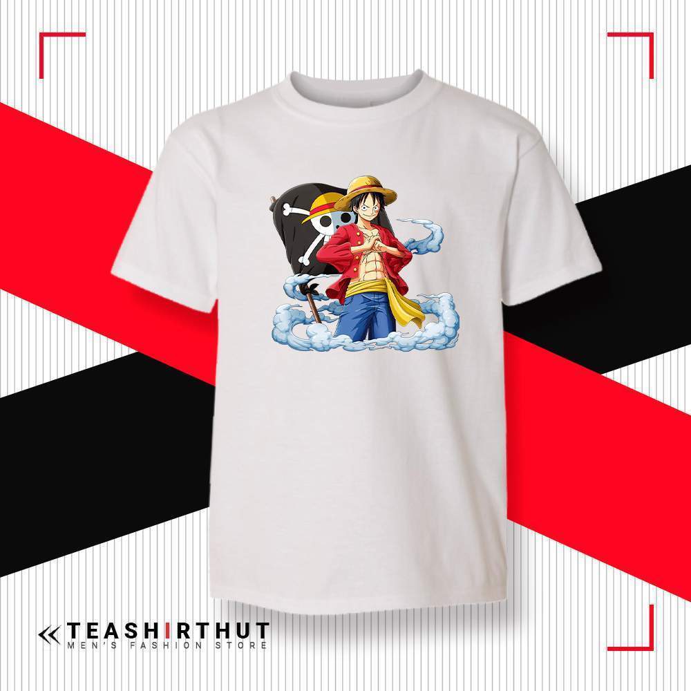 One Piece Anime Digital Printed T-shirt - Teashirthut