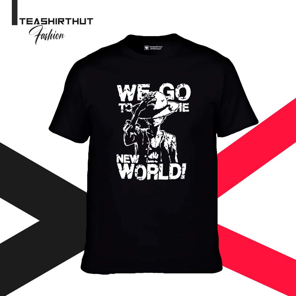 One Piece We Go To The New World Anime T-shirt For Men - Best Anime Tshirt  in BD - Teashirthut