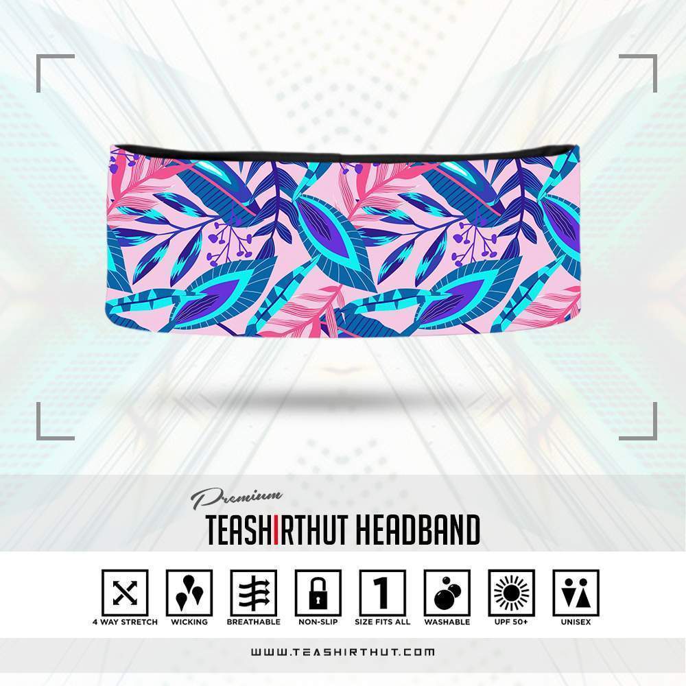 Exclusive Design Edition Womens Headband - Floral Vibe Mood